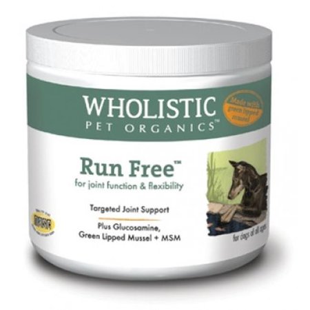 WHOLISTIC PET ORGANICS Wholistic Pet Organics STWP201G 8 oz Run Free with Green Lipped Mussel for Dogs STWP201G